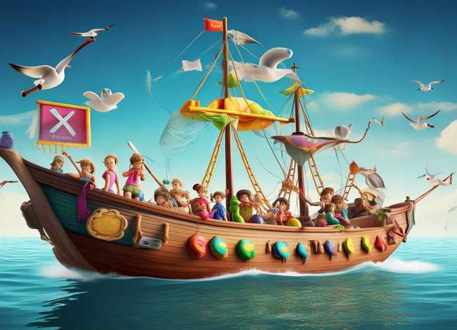 关于海盗船的幼儿故事；关于海盗船的幼儿故事简短