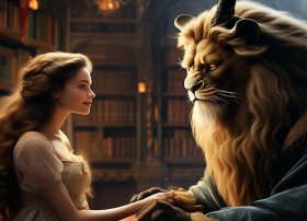 童话故事美女与野兽的故事完整版；美女与野兽的故事简短版