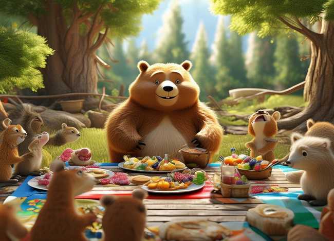 小熊请客故事内容（小熊请客完整故事内容）
