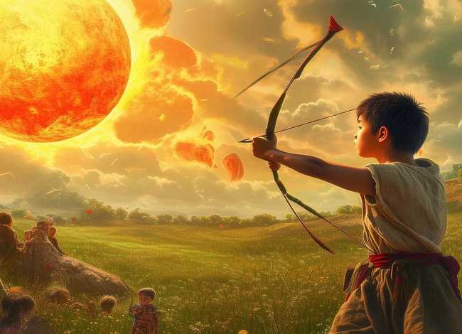 儿童后羿射日故事大全6-12岁；后羿射日的故事幼儿