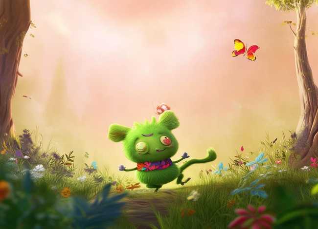 小妖怪的一天绘本故事、小妖怪的一天绘本故事图片