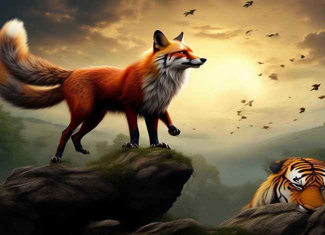 狐假虎威的故事表演视频；狐假虎威的故事表演视频播放