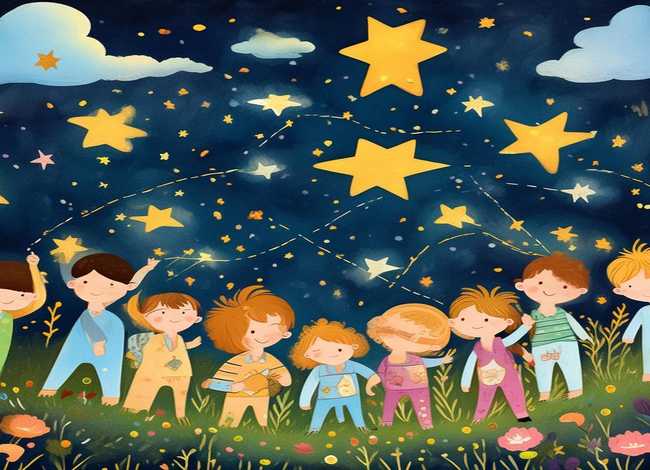 儿童自创星星故事、幼儿园星星的故事