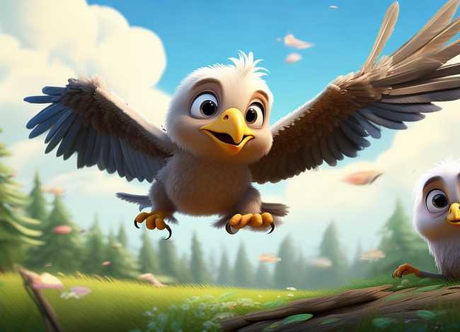 儿童故事小鹰学飞、幼儿故事小鹰学飞视频