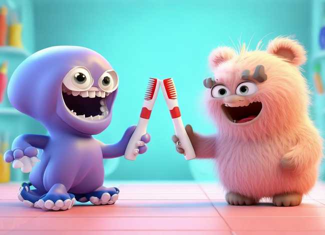 小章鱼儿童电动牙刷；小熊儿童电动牙刷