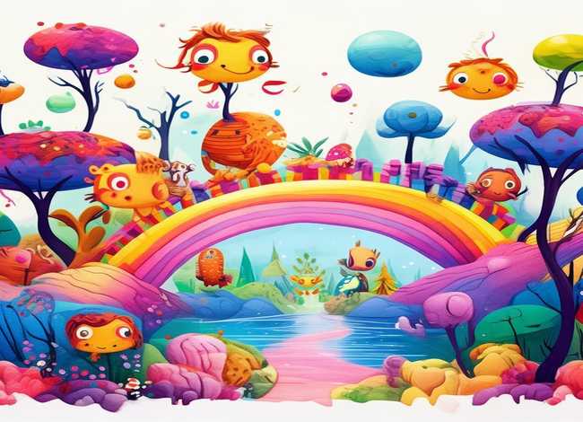 儿童故事彩色插图、儿童故事彩色插图版