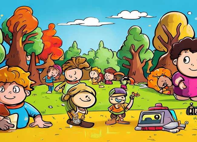 儿童连环画图片4幅简单 - 儿童连环画图片6张 简单