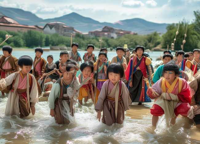 大禹治水的故事儿童表演、大禹治水的故事小学生表演