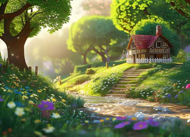 绘本故事背景图片，绘本故事背景图片高清