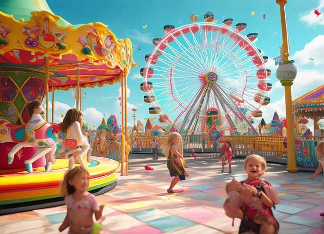 去游乐场故事，去游乐场的故事