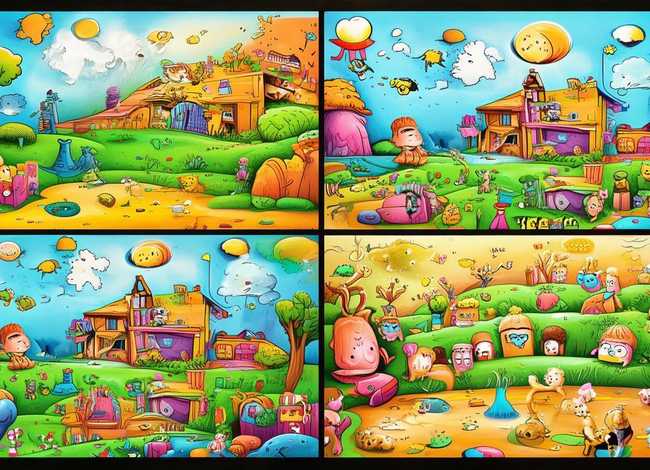 幼儿故事连环画图片4张简笔画，幼儿故事连环画图片4张简笔画大全