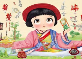 中国传统文化小故事儿童图片（中国传统文化儿童画图片）