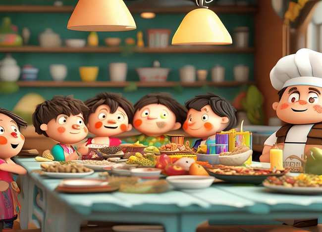 儿童故事饮食；幼儿园饮食故事