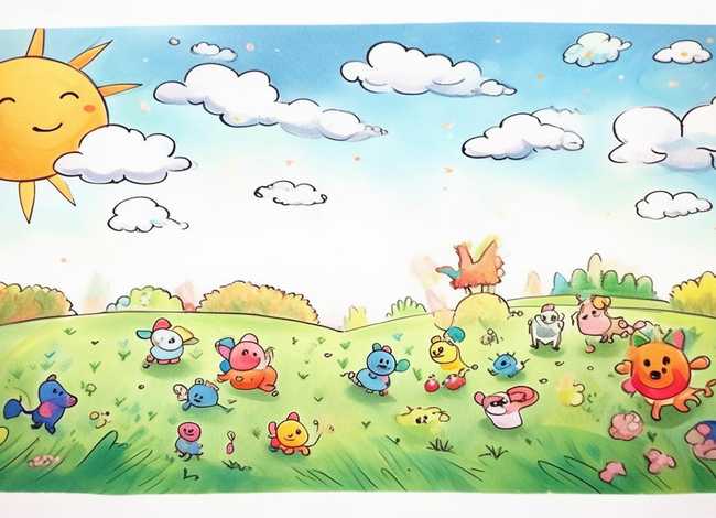 儿童故事简笔画简单又漂亮；故事简笔画简单又漂亮