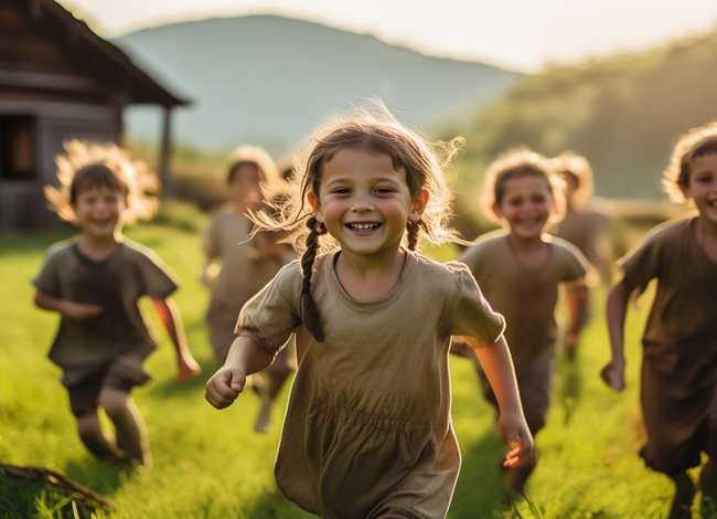 农村儿童生活图片；农村儿童生活图片素材
