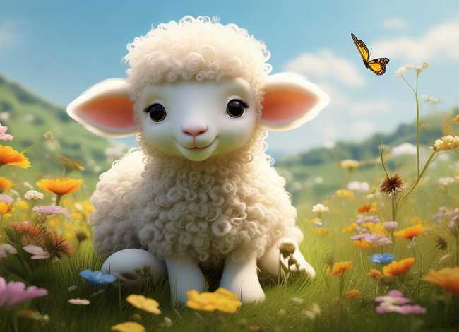 小绵羊简短绘本故事、小绵羊简短绘本故事视频
