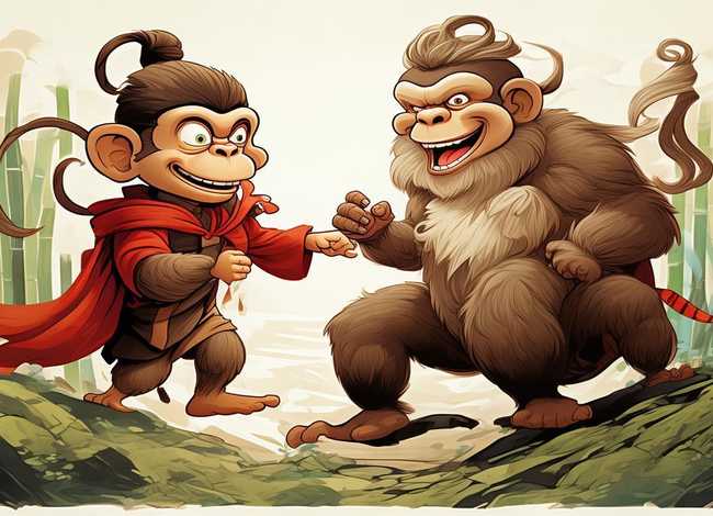 真假美猴王儿童故事绘本，少儿故事真假美猴王