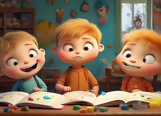 关于儿童故事三心二意的图片 - 关于三心二意的小故事