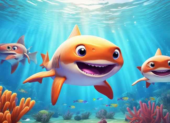 经典英语儿歌hello，经典英语儿歌《baby shark》可爱的鲨鱼宝宝一家来啦!