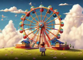 摩天轮的绘本故事，摩天轮的绘本故事怎么画