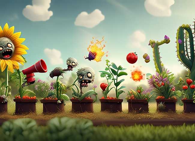 讲植物大战僵尸故事，讲一首植物大战僵尸故事