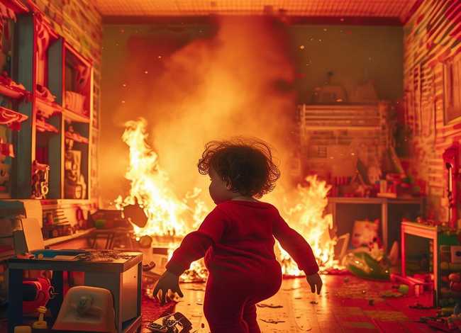 着火的儿童视频（火灾的视频 幼儿）