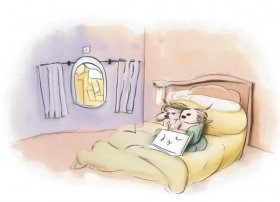 睡前小故事的插图简笔画 睡前小故事的插图简笔画图片