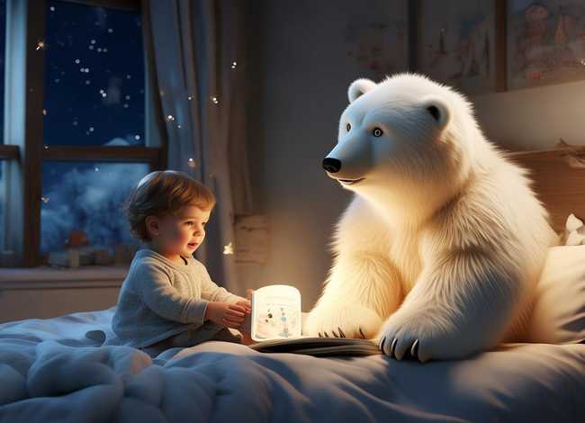 儿童睡前故事北极熊；北极熊睡前小故事