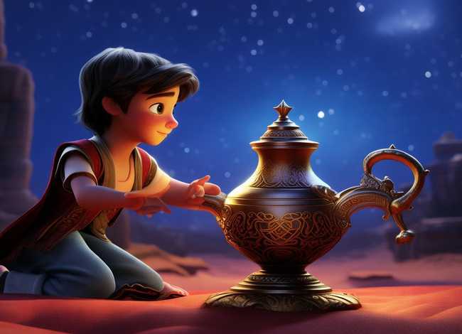 阿拉丁神灯童话故事原文（阿拉丁神灯的故事原文完整版）