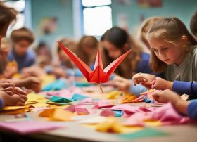 课程故事折纸；课程故事折纸图片