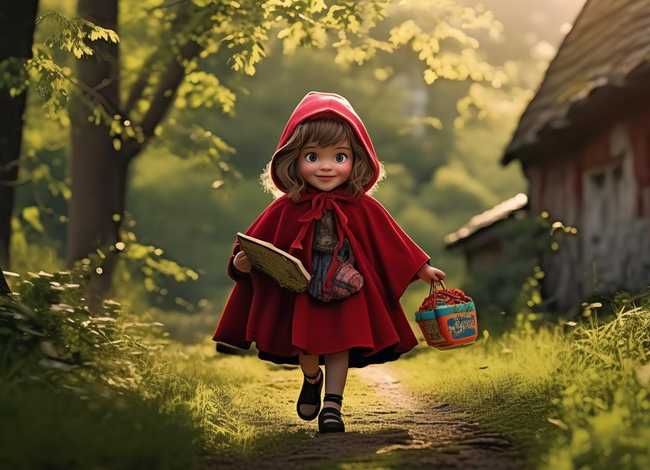 儿童故事英语版小红帽 - 小红帽英语故事简短版