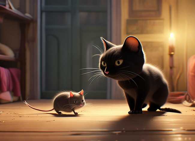 老鼠的故事睡前故事；猫捉老鼠的故事睡前故事