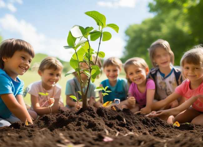 植树儿童看图讲故事(儿童植树看图写话) 植树儿童看图讲故事(儿童植树看图写话)