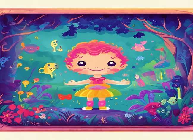 儿童故事彩铅画图片