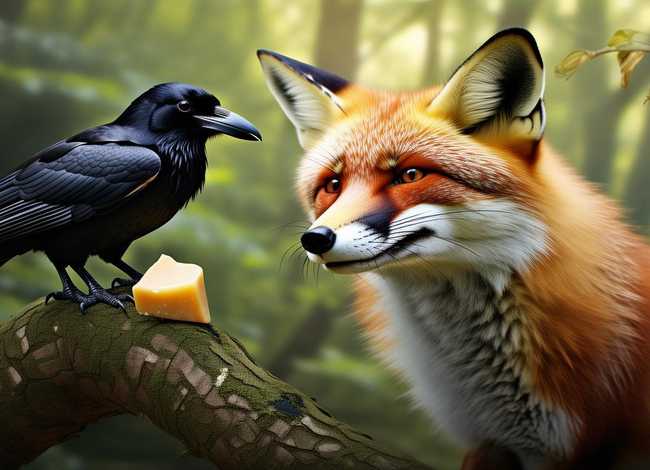 乌鸦与狐狸的道理 - 乌鸦与狐狸的道理是什么(10字)