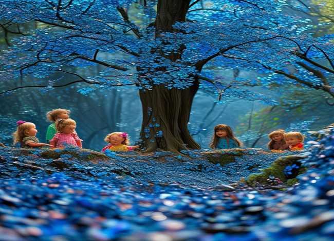 蓝色的树叶儿童故事赏析（蓝色的树叶故事鉴赏）