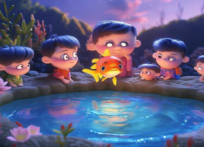 小金鱼的故事儿童故事视频、小金鱼的故事睡前故事
