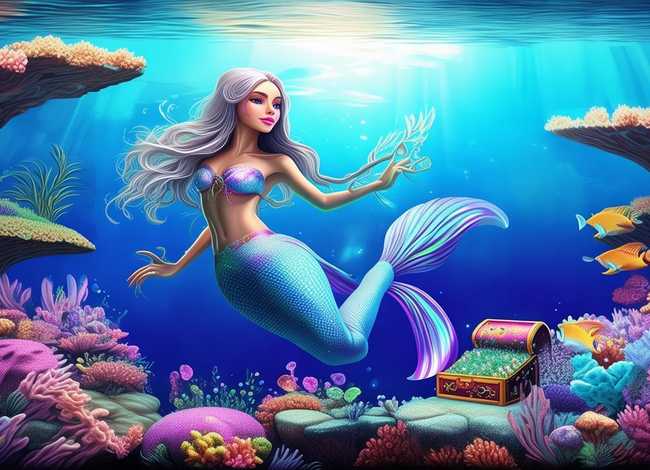 海底美人鱼的童话故事（海底世界美人鱼的故事）