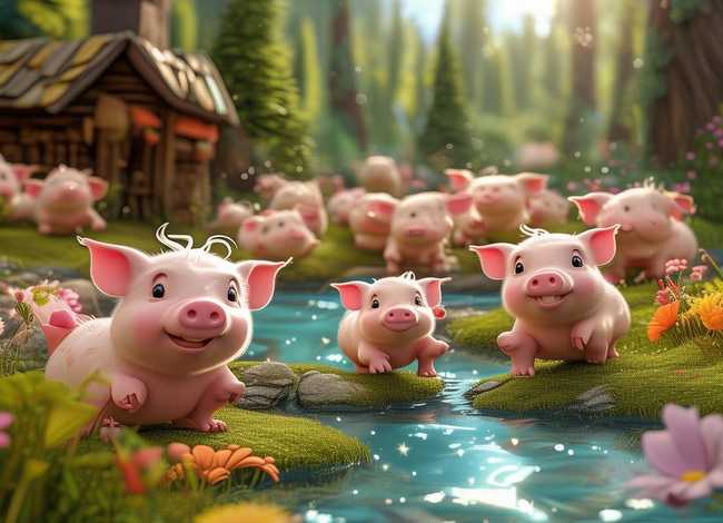 小猪的幼儿故事，小猪的幼儿故事视频