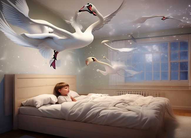 儿童睡前故事野天鹅 宝宝睡前故事野天鹅