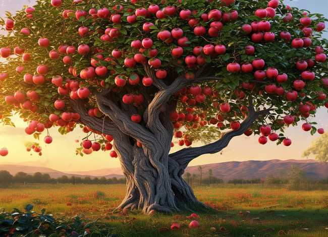 苹果树故事、苹果树故事寓意