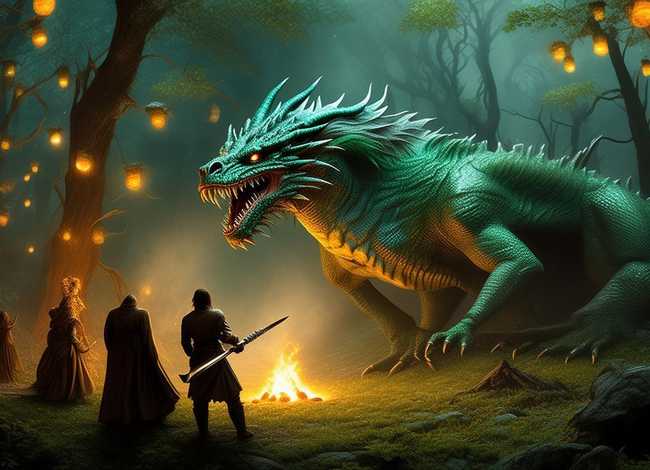 传奇故事绘画；传奇故事绘画图片