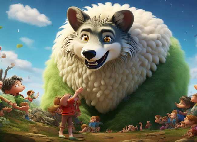 披着羊皮的狼故事儿童节目 - 披着羊皮的狼的故事绘本
