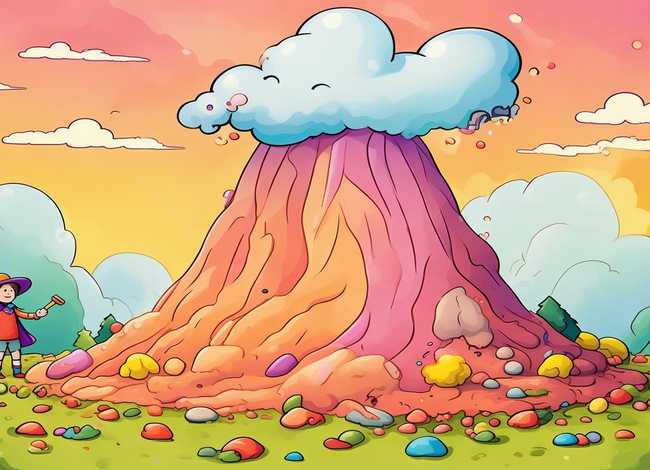 儿童火山故事mp3（火山幼儿故事）