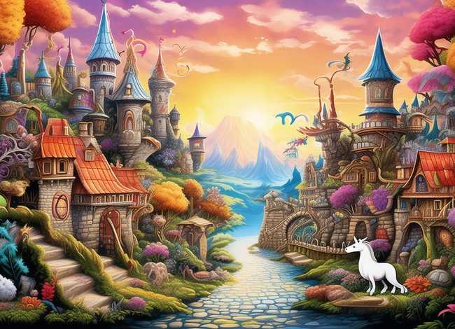 童话故事绘画作品大全、童话故事绘画作品图片