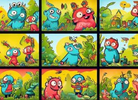 儿童简笔画故事连环画（幼儿简笔连环画小故事）
