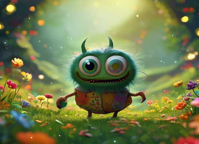 《怪物》儿童故事 - 幼儿怪物故事