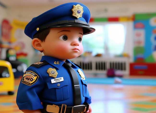 关于儿童小警察的图片 关于儿童小警察的图片大全