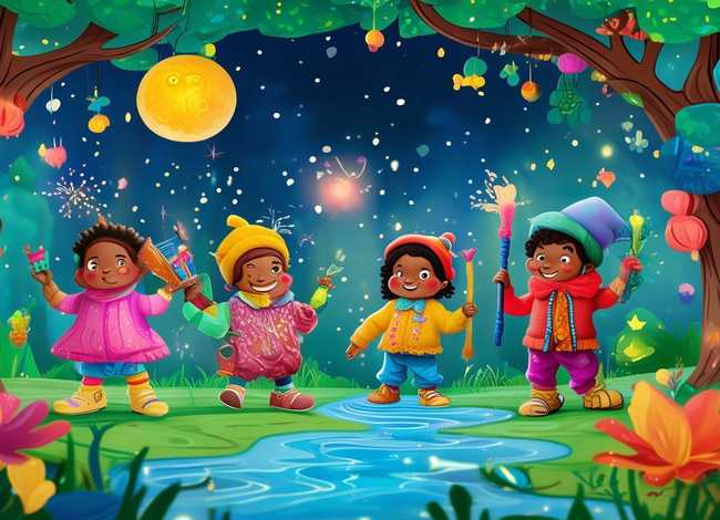 儿童故事四图 幼儿四图故事