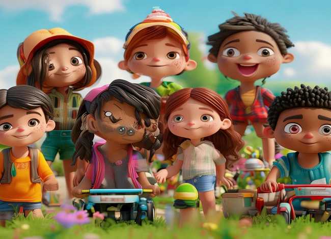 儿童人物大全；儿童人物图画大全可爱